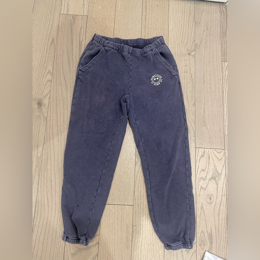 Something Navy Something to Smile In Sweatpants - Medium